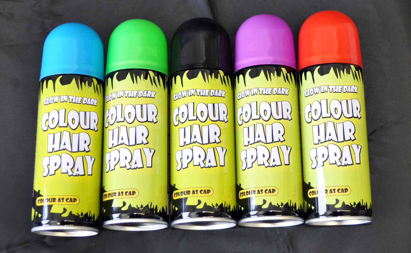 Glow in Dark Colour Hair Spray 250ML - NDO Party n Homeware