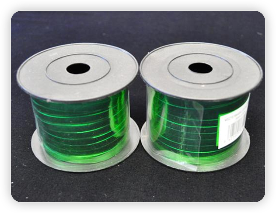 Metallic Ribbons 5MMX50M/SPOOL