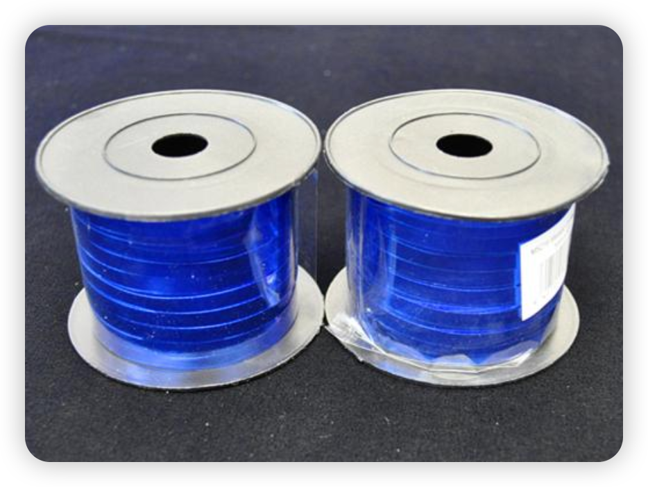 Metallic Ribbons 5MMX50M/SPOOL