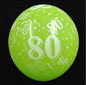 Full Print Balloons with age Pk6, 30cm