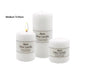 UNSCENTED WHITE PILLAR CANDLE