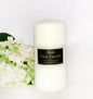 UNSCENTED WHITE PILLAR CANDLE