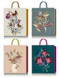 Premium Gift Bags, Flower Design