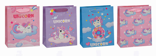 Premium Gift Bags, Unicorn Design