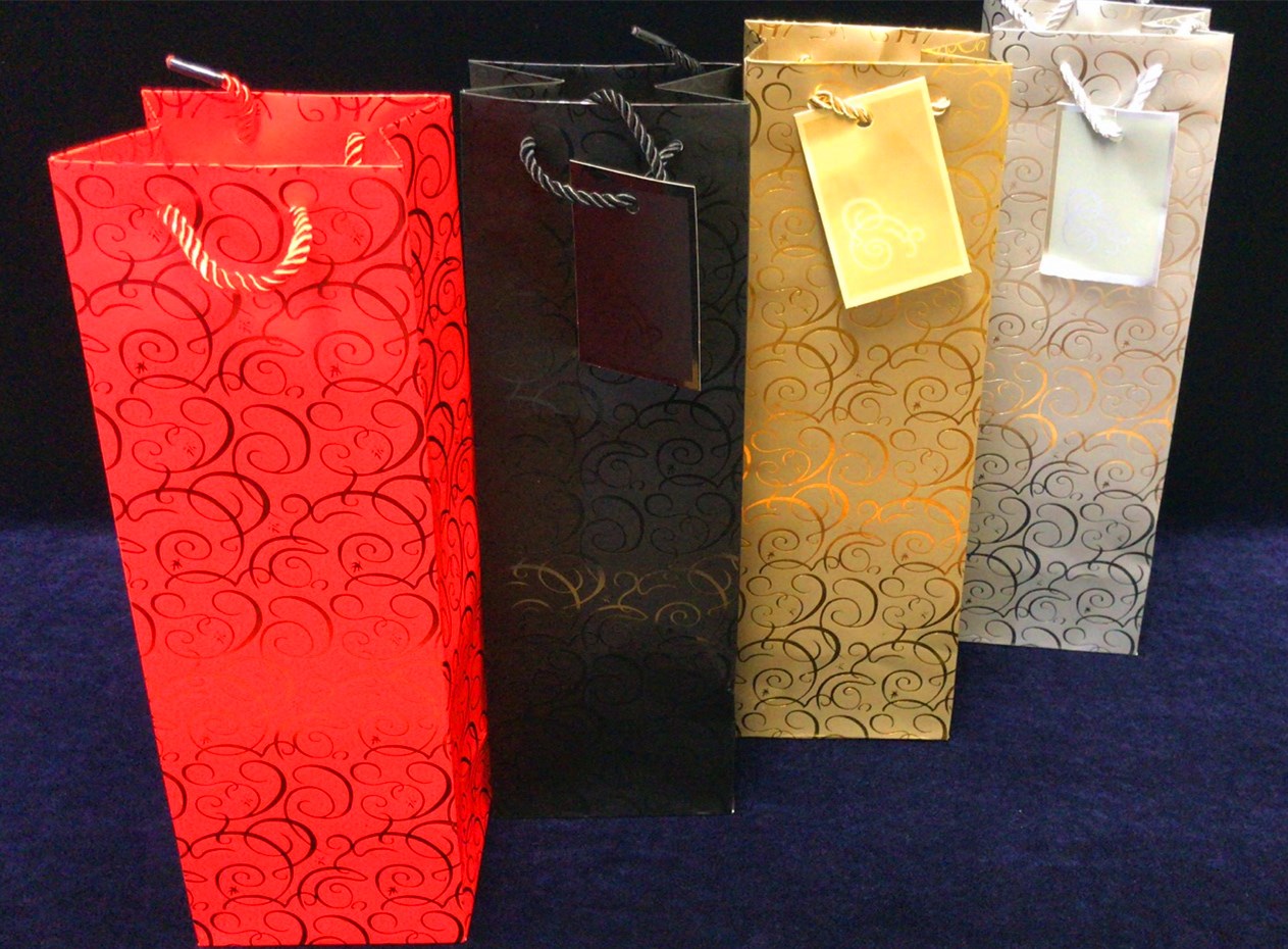 Gift Bag Hot Stamping Bottle bags