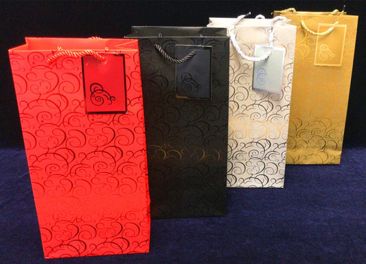 Gift Bag Hot Stamping Double Bottle