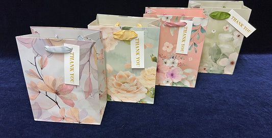 Premium Gift Bags, Flower Design