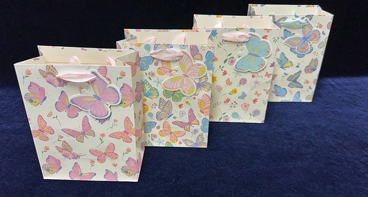 Premium Gift Bags, Butterfly Design