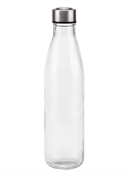 CLEAR GLASS BOTTLE 1L 8x31cm