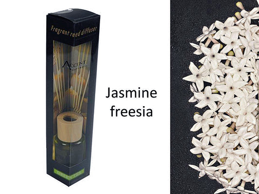 SCENTED OIL DIFFUSER JASMINE FREESIA INCLUDING 8 RATTAN STICK 50ml