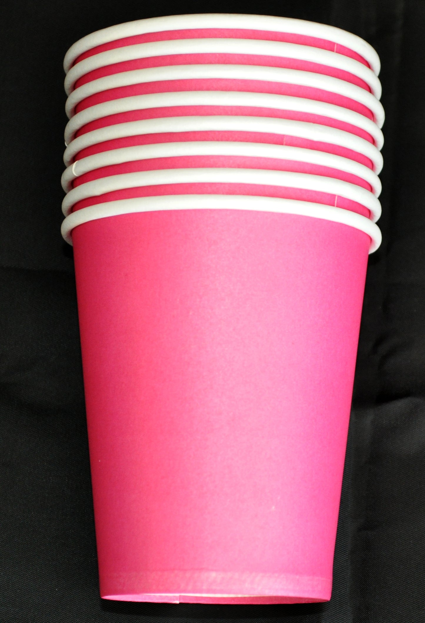 Paper Cups Fuchsia 250ml Pk8