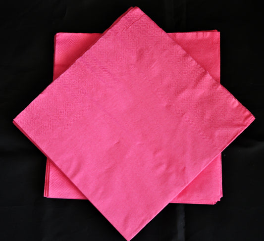 Napkins Fuchsia 33x33cm PK20