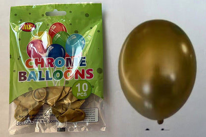 Premium Helium Quality Chrome Balloons