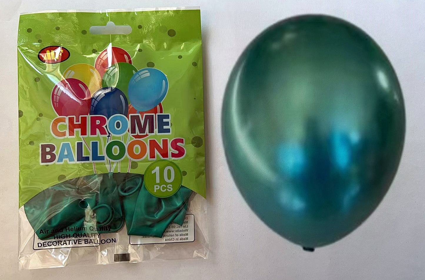 Premium Helium Quality Chrome Balloons