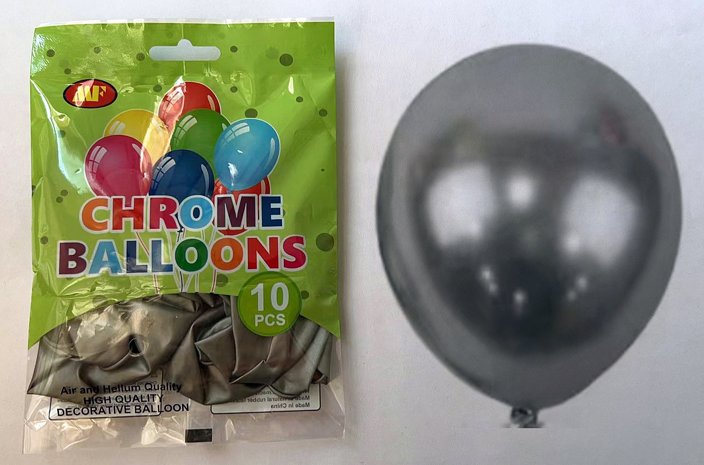 Premium Helium Quality Chrome Balloons