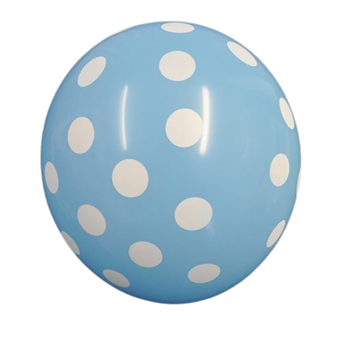 Dot Balloons Pk6, 30cm