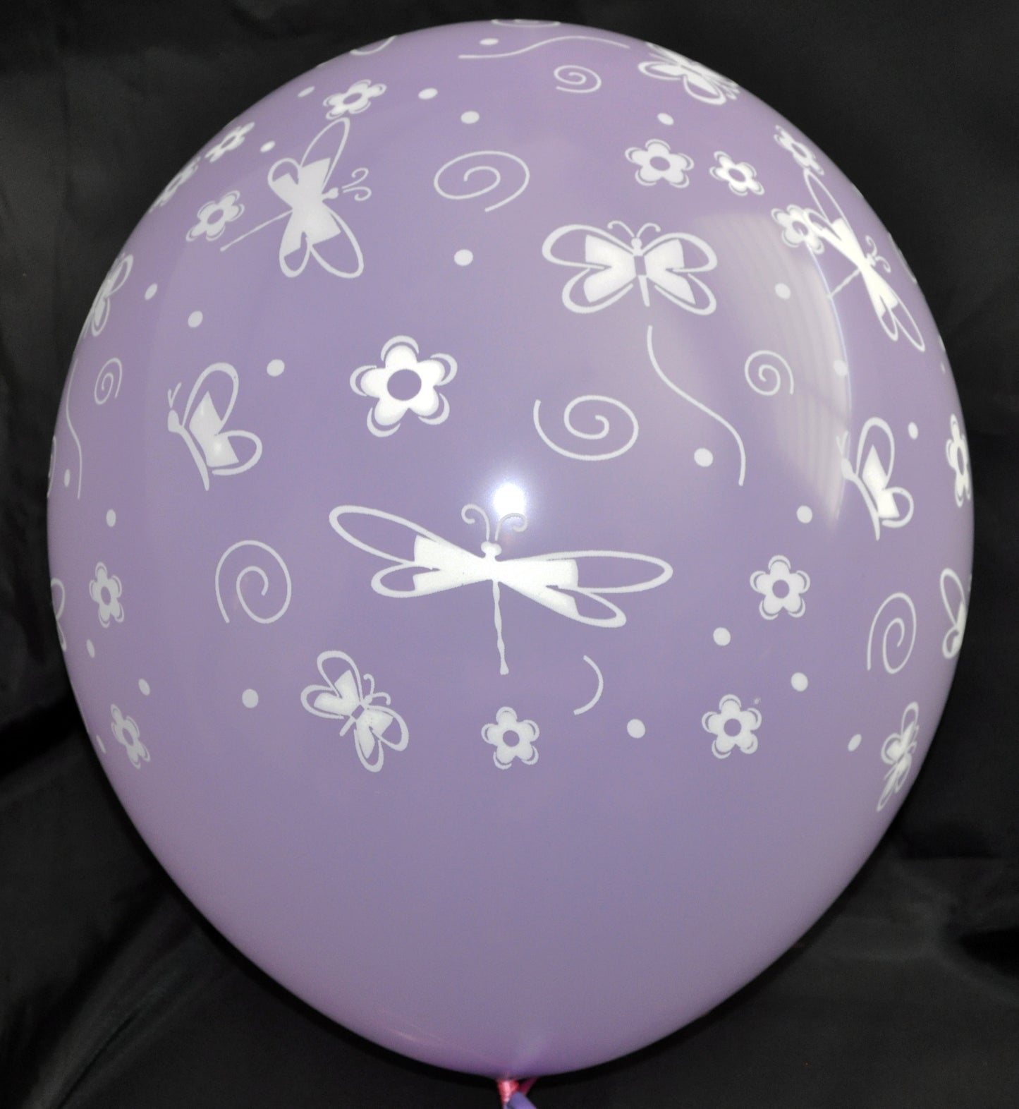 Full Print Balloons Butterfly, 30cm, Pk6