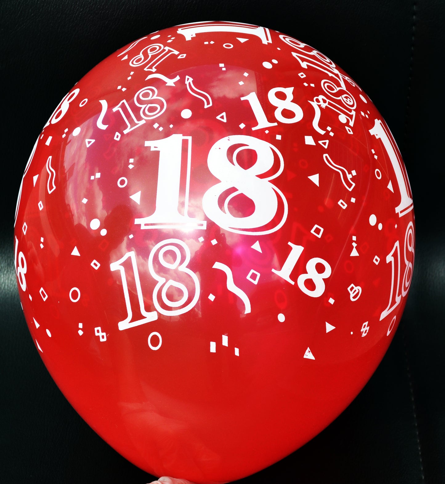 Full Print Balloons with age Pk6, 30cm