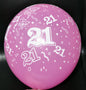 Full Print Balloons with age Pk6, 30cm