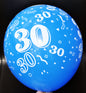 Full Print Balloons with age Pk6, 30cm