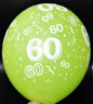 Full Print Balloons with age Pk6, 30cm