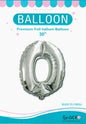 Foil Balloon With numbers 32'',80cm