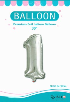 Foil Balloon With numbers 32'',80cm