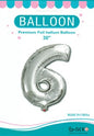 Foil Balloon With numbers 32'',80cm