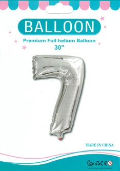 Foil Balloon With numbers 32'',80cm