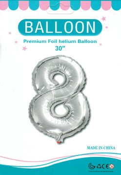 Foil Balloon With numbers 32'',80cm