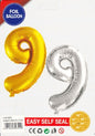 Foil Balloon With numbers 32'',80cm