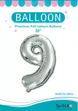 Foil Balloon With numbers 32'',80cm