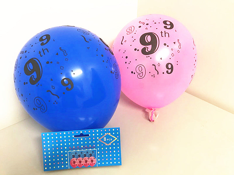 Happy Birthday Number Balloon