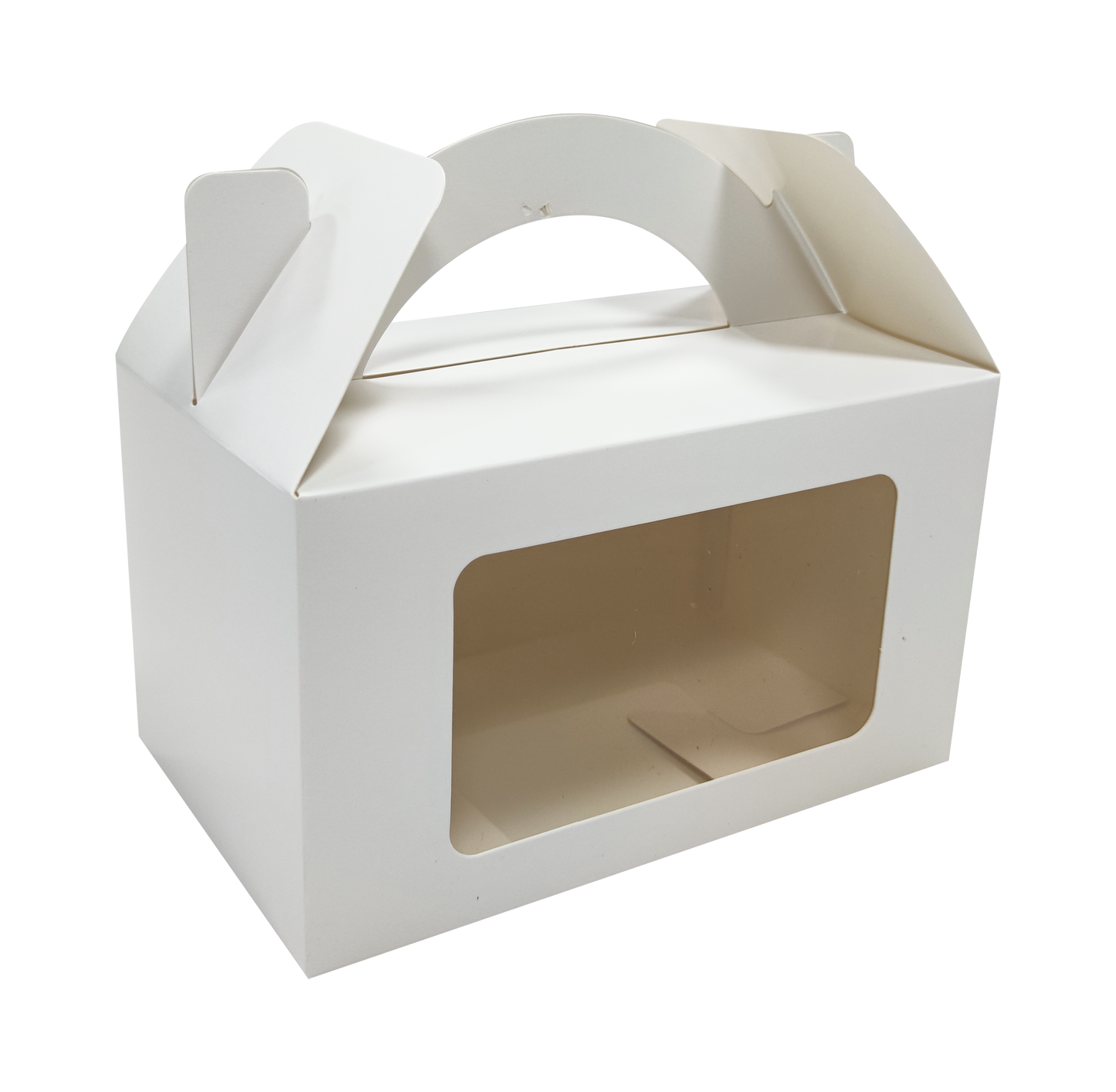 Treat Boxes with Window, White 20x12x17.5cm, , Pk2