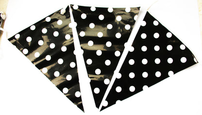 Bunting Flag W/Dot, 28cm/flat 5m length