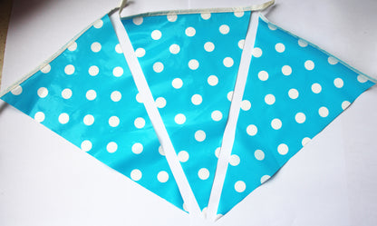 Bunting Flag W/Dot, 28cm/flat 5m length