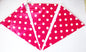 Bunting Flag W/Dot, 28cm/flat 5m length