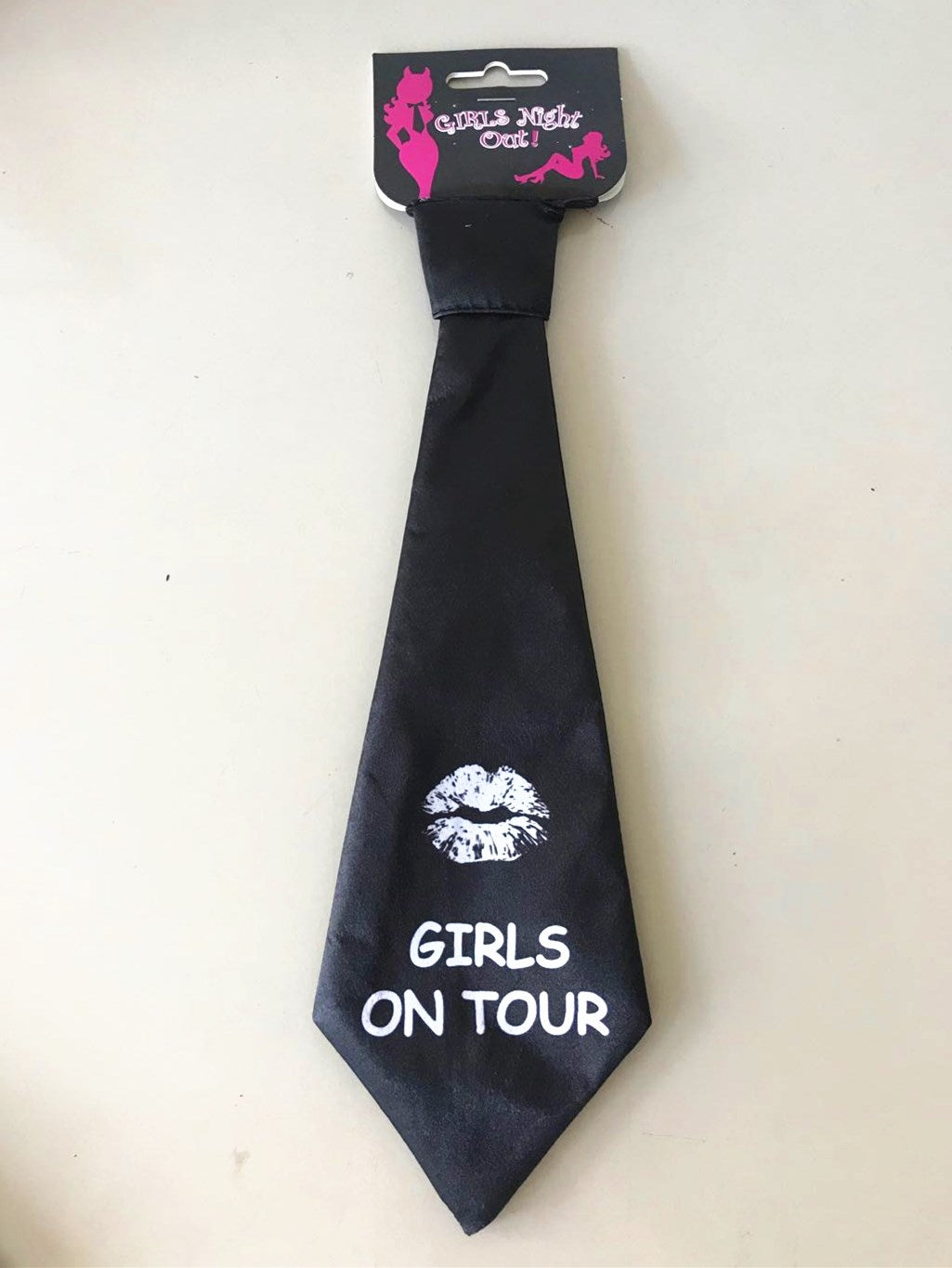 Hen_s Party Tie Black 1pc/ bag + header