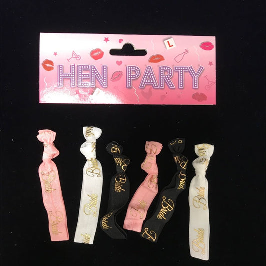 Hen's Party Headbands Standard Size Pk6