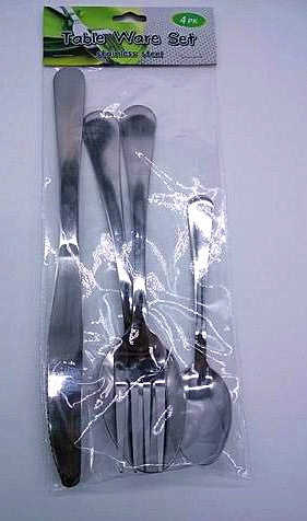 Stainless Steel Tea Spoons  PK4