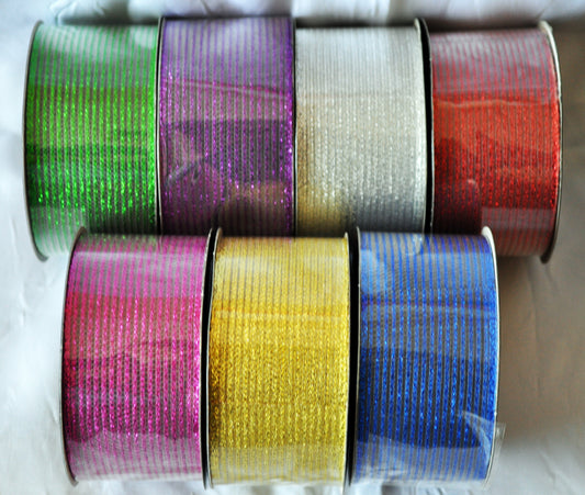 Sheer Stripe Ribon 38MMX9FEET