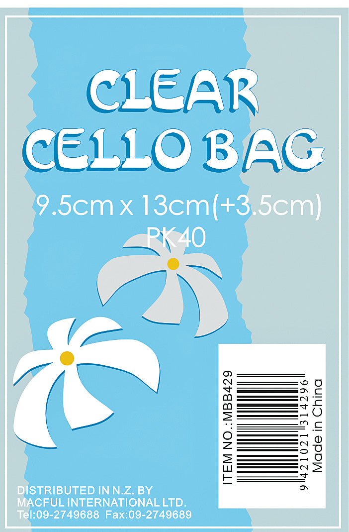 Premium Clear Cellophane Bags