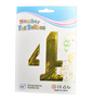 Number Foil Balloon Helium Grade, 45'' (110cm), 1pc/bag