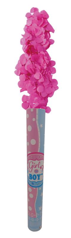 Party Popper with Confetti, Pink