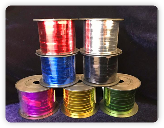 Metallic Ribbons 5MMX50M/SPOOL