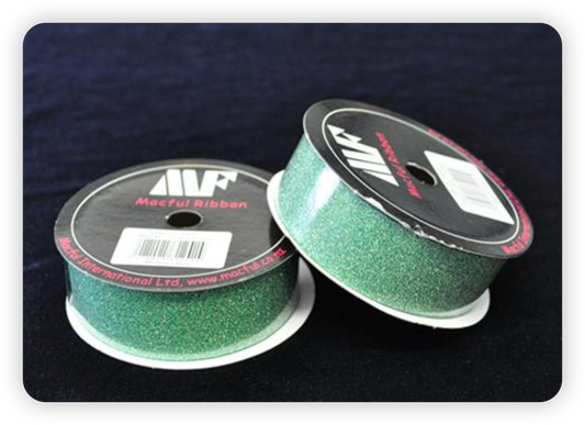Glitter PP Ribbon 25mmX12FEET