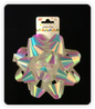 2 Tone Fluorescent Ribbon Star Bow 19mmx15cm