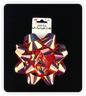 2 Tone Fluorescent Ribbon Star Bow 19mmx15cm