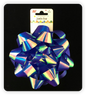 2 Tone Fluorescent Ribbon Star Bow 19mmx15cm